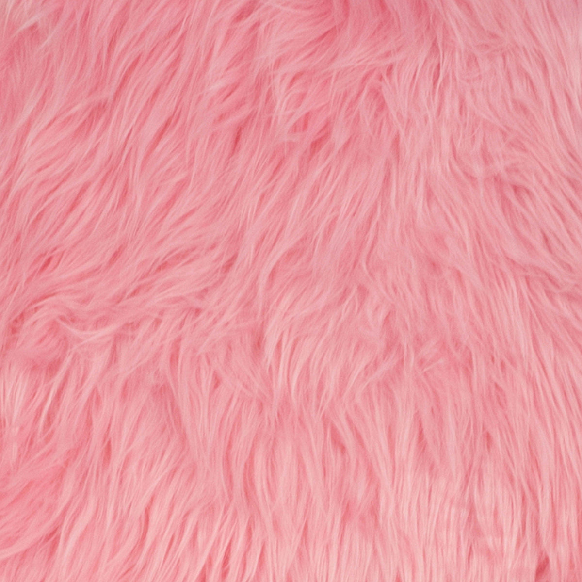 Light Pink |#| Shaggy Dog Light Pink Accent Chair - Dorm Chair - Retro Chair - Faux Fur Chair