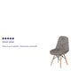 Charcoal Gray |#| Shaggy Dog Charcoal Gray Accent Chair - Dorm Chair - Retro Chair - Faux Fur