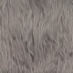 Charcoal Gray |#| Shaggy Dog Charcoal Gray Accent Chair - Dorm Chair - Retro Chair - Faux Fur