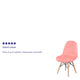 Hermosa Pink |#| Shaggy Dog Hermosa Pink Accent Chair - Dorm Furniture - Retro Chair - Faux Fur