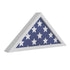 Sheehan Memorial Flag Display Case - Solid Wood Military Flag Display Case for 9.5 x 5 American Veteran Flag