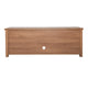 Walnut |#| Classic TV Stand for up to 80" TVs-Glass Fronted Doors-Modern Walnut Finish