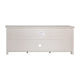 White Wash |#| Classic TV Stand for up to 80" TVs-Glass Fronted Doors-Modern White Wash Finish