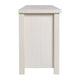 White Wash |#| Classic TV Stand for up to 80" TVs-Glass Fronted Doors-Modern White Wash Finish