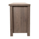 Black Wash |#| Classic TV Stand for up to 80" TVs-Glass Fronted Doors-Modern Black Wash Finish
