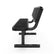 Sigrid Outdoor Bench with Backrest, Commercial Grade Expanded Metal Mesh Seat and Backrest and Steel Frame