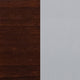 Walnut Wood Seat/Silver Frame |#| Silver Slat Back Metal Restaurant Barstool - Walnut Wood Seat