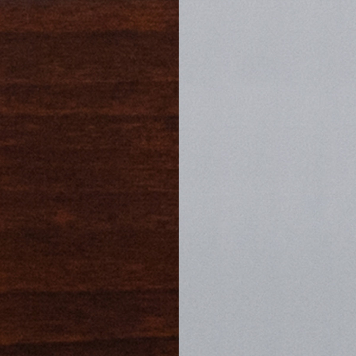 Walnut Wood Seat/Silver Frame |#| Silver Slat Back Metal Restaurant Barstool - Walnut Wood Seat
