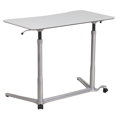 Sit-Down, Stand-Up Ergonomic Computer Desk - Standing Desk - View 1