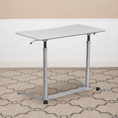 Sit-Down, Stand-Up Ergonomic Computer Desk - Standing Desk - View 2