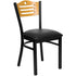 Slat Back Metal Restaurant Chair