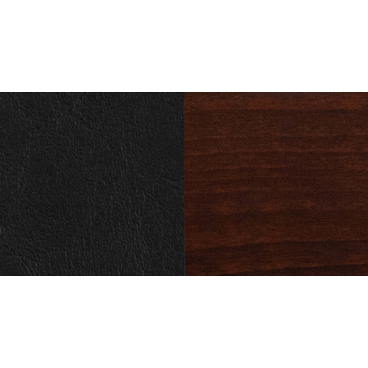 Black Vinyl Seat/Walnut Wood Frame |#| Slat Back Walnut Wood Restaurant Barstool - Black Vinyl Seat