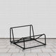 Sled Base Stack Chair Dolly with Black Steel Frame - Maintenance Truck