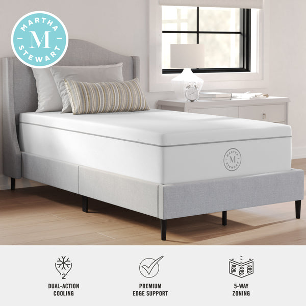 Twin |#| Firm Support Pocket Spring and Foam Hybrid Dual-Action Cooling Mattress - Twin