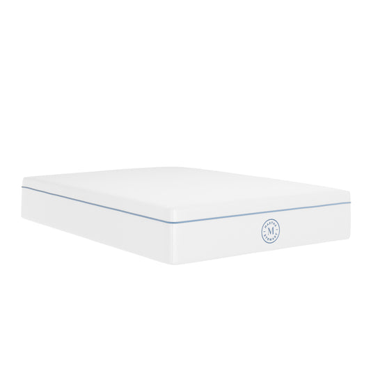 SleepComplete 12 Inch Medium Dual-Action Cooling Gel and Green Tea Memory Foam Mattress with Soft Breathable Recycled Jacquard Quilted Top