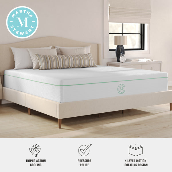 King |#| Premium Medium-Firm Dual-Action Cooling Memory Foam Mattress in a Box - King