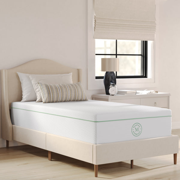 Twin |#| Premium Medium-Firm Dual-Action Cooling Memory Foam Mattress in a Box - Twin