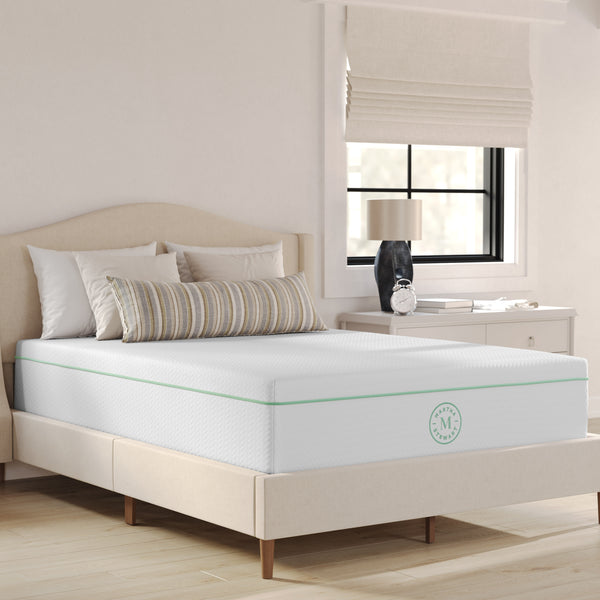 Full |#| Premium Medium-Firm Dual-Action Cooling Memory Foam Mattress in a Box - Full