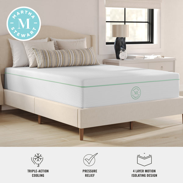 Full |#| Premium Medium-Firm Dual-Action Cooling Memory Foam Mattress in a Box - Full