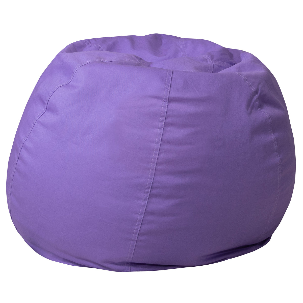 Purple |#| Small Solid Purple Refillable Bean Bag Chair for Kids and Teens