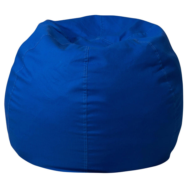 Royal Blue |#| Small Solid Royal Blue Refillable Bean Bag Chair for Kids and Teens