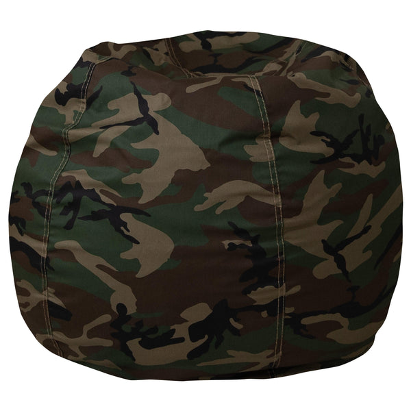 Camouflage |#| Small Camouflage Refillable Bean Bag Chair for Kids and Teens