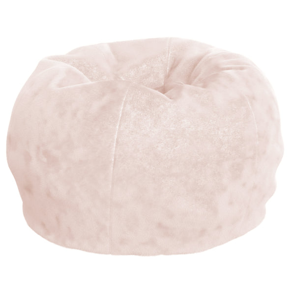 Blush Furry |#| Small Blush Furry Refillable Bean Bag Chair for Kids and Teens