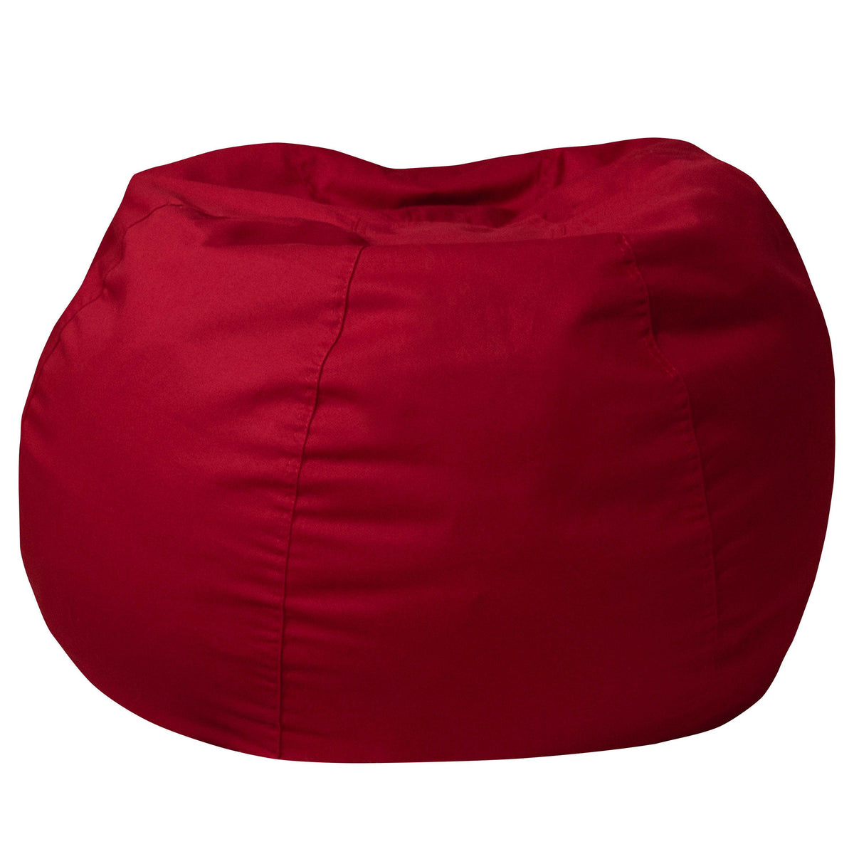 Red |#| Small Solid Red Refillable Bean Bag Chair for Kids and Teens