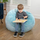 Teal Furry |#| Small Teal Furry Refillable Bean Bag Chair for Kids and Teens