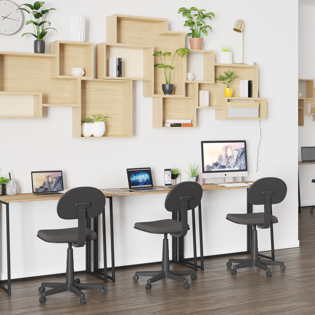 Small 36inch Rustic Natural Home Office Folding Computer Desk - Laptop Desk