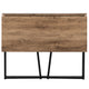 Small 36inch Rustic Natural Home Office Folding Computer Desk - Laptop Desk