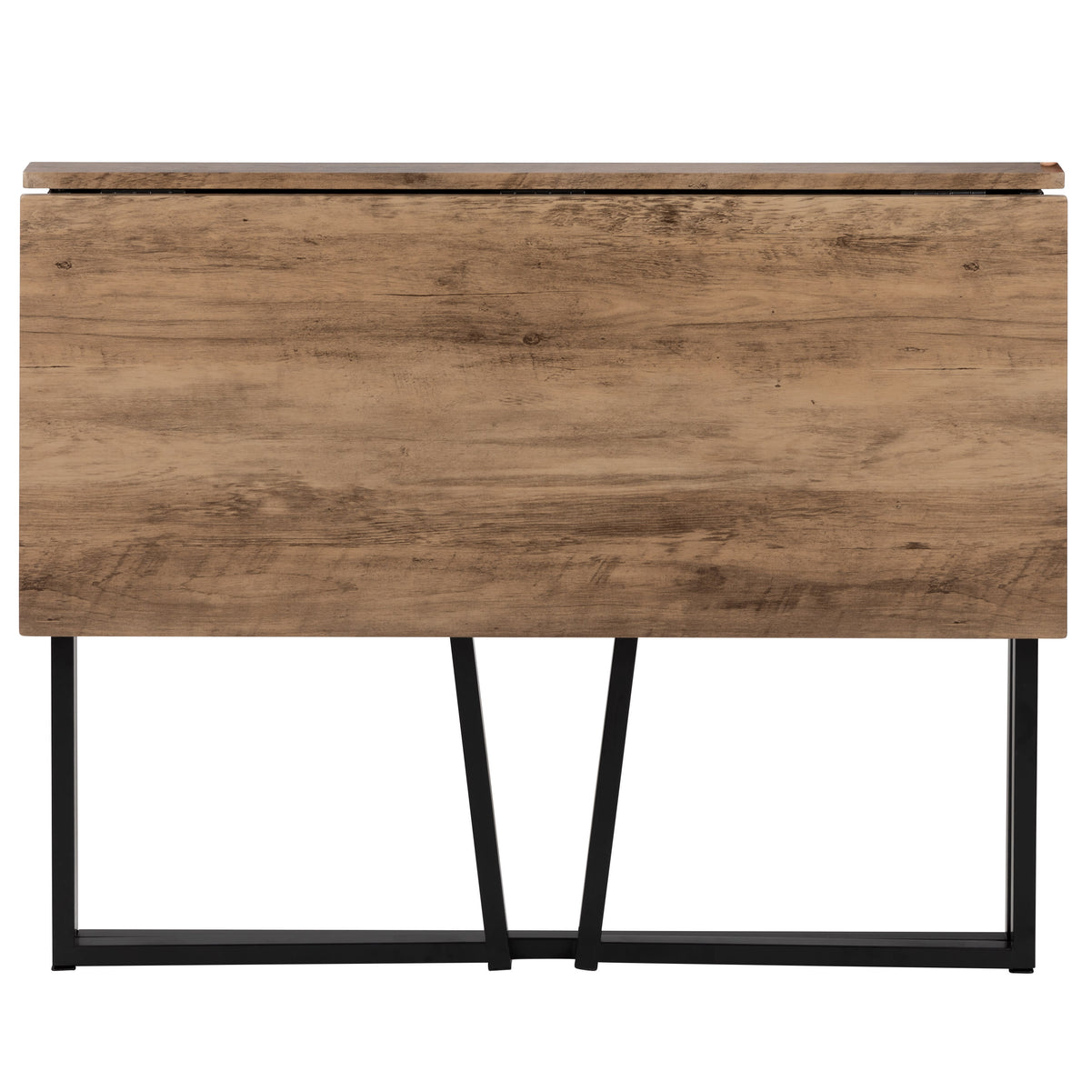 Small 36inch Rustic Natural Home Office Folding Computer Desk - Laptop Desk