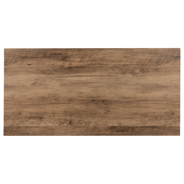 Small 36inch Rustic Natural Home Office Folding Computer Desk - Laptop Desk