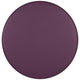 Purple |#| 18inchH Soft Seating Flexible Circle for Classrooms and Common Spaces - Purple