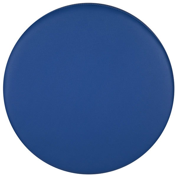 Blue |#| 18inchH Soft Seating Flexible Circle for Classrooms and Common Spaces - Blue