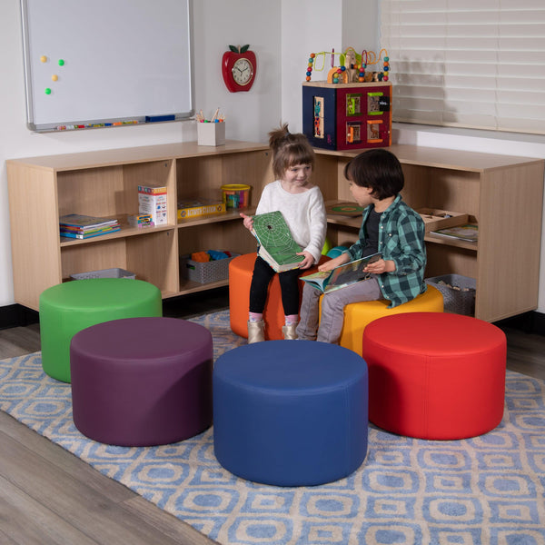 Green |#| Soft Seating Flexible Circle for Classrooms - 12inch Seat Height (Green)