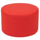 Red |#| Soft Seating Flexible Circle for Classrooms - 12inch Seat Height (Red)
