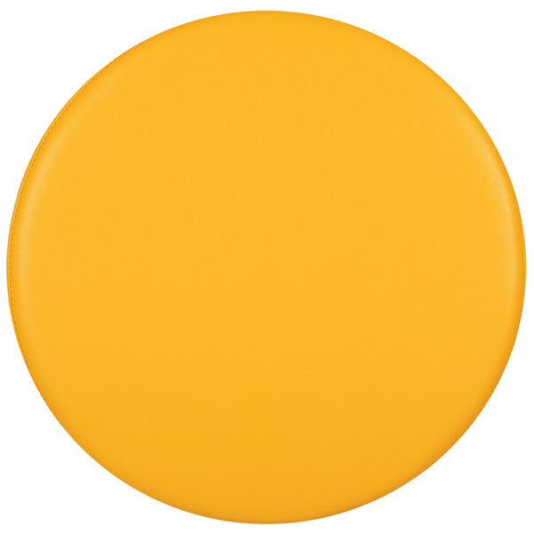 Yellow |#| Soft Seating Flexible Circle for Classrooms - 12inch Seat Height (Yellow)