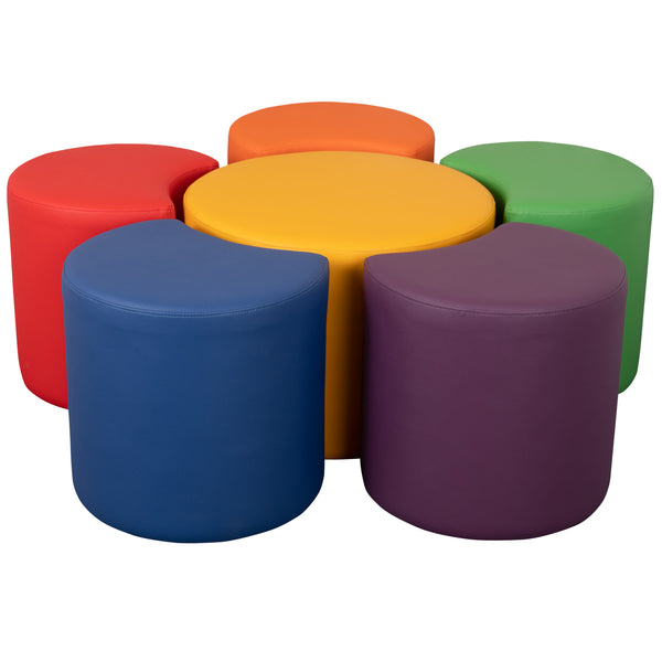 Soft Seating Flexible Flower Set for Classrooms - Assorted (18inchH)