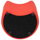 Red |#| 18inchH Soft Seating Flexible Moon for Classrooms and Common Spaces - Red