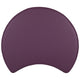 Purple |#| 18inchH Soft Seating Flexible Moon for Classrooms and Common Spaces - Purple