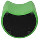 Green |#| 18inchH Soft Seating Flexible Moon for Classrooms and Common Spaces - Green