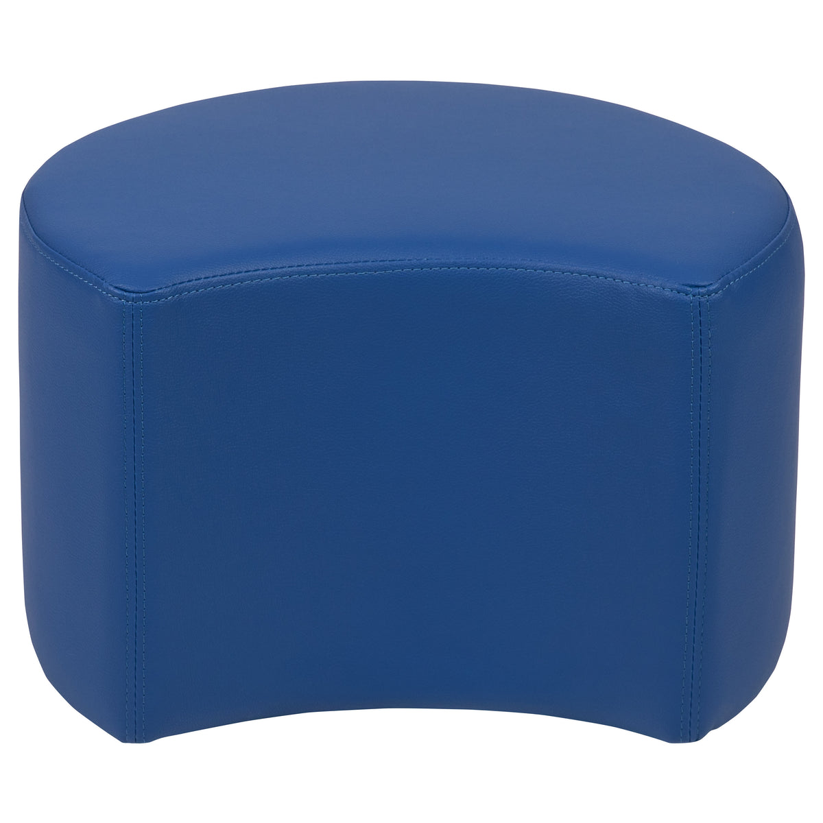 Blue |#| Soft Seating Flexible Moon for Classrooms - 12inch Seat Height (Blue)