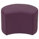 Purple |#| Soft Seating Flexible Moon for Classrooms - 12inch Seat Height (Purple)