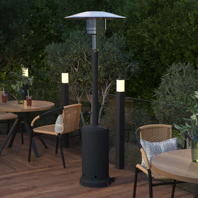 Outdoor Patio Heater - 7.5 Feet Round Steel Patio Heater - 40,000 BTU's - View 2