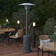 Slate Gray |#| Outdoor Patio Heater -SLT Gray- 7.5 Feet Round Steel Patio Heater - 40,000 BTU's