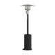 Black |#| Outdoor Patio Heater - Black - 7.5 Feet Round Steel Patio Heater - 40,000 BTU's