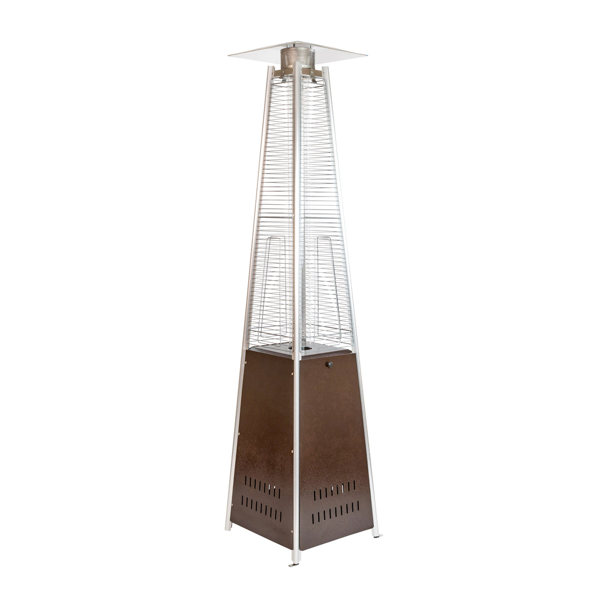 Bronze |#| Outdoor Patio Heater - Bronze - 7.5 Feet Round Steel Patio Heater - 42,000 BTU's