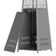 Slate Gray |#| Outdoor Patio Heater - Slate Gray-7.5 Feet Round Steel Patio Heater-42,000 BTU's