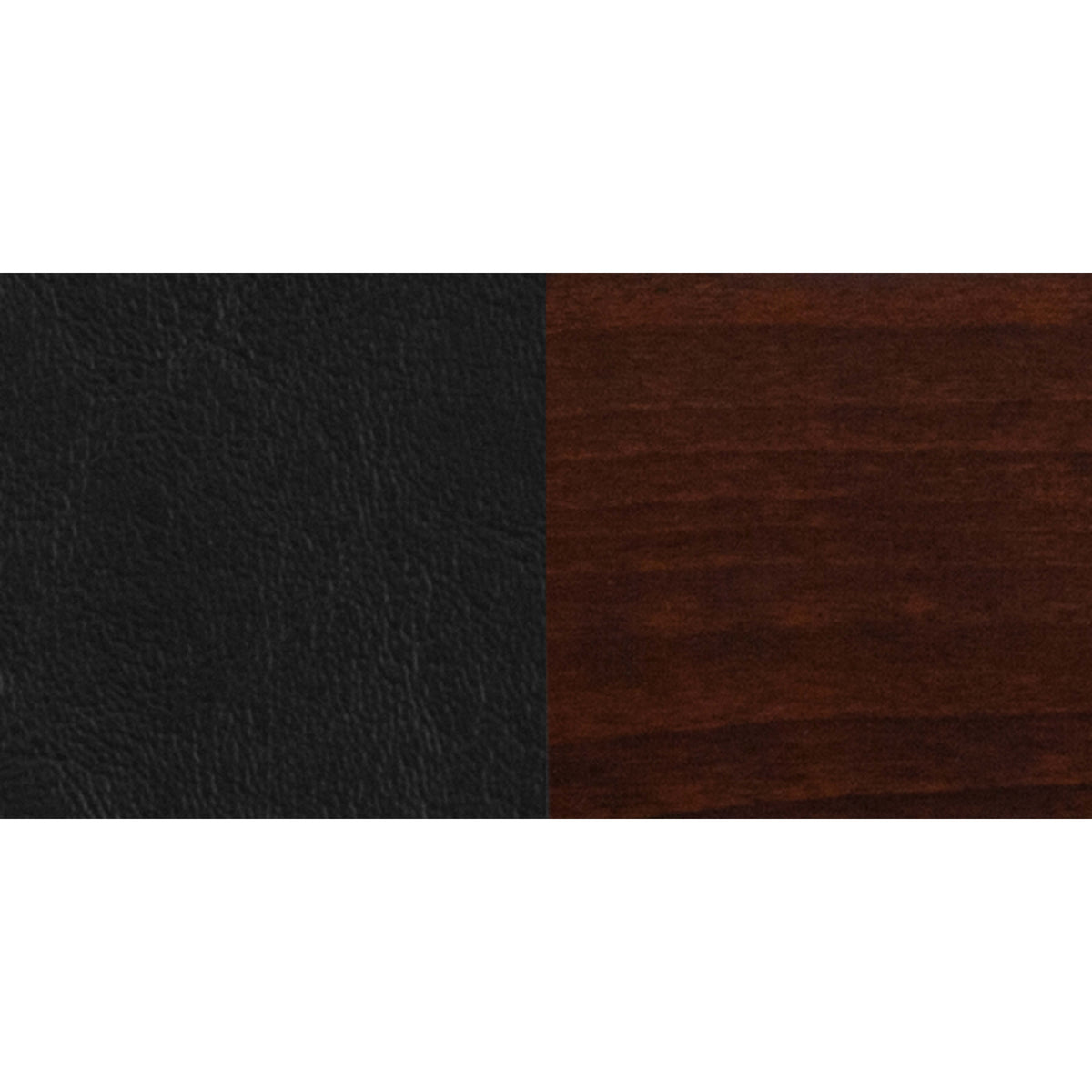 Black Vinyl Seat/Walnut Wood Frame |#| Solid Back Walnut Wood Restaurant Barstool - Black Vinyl Seat